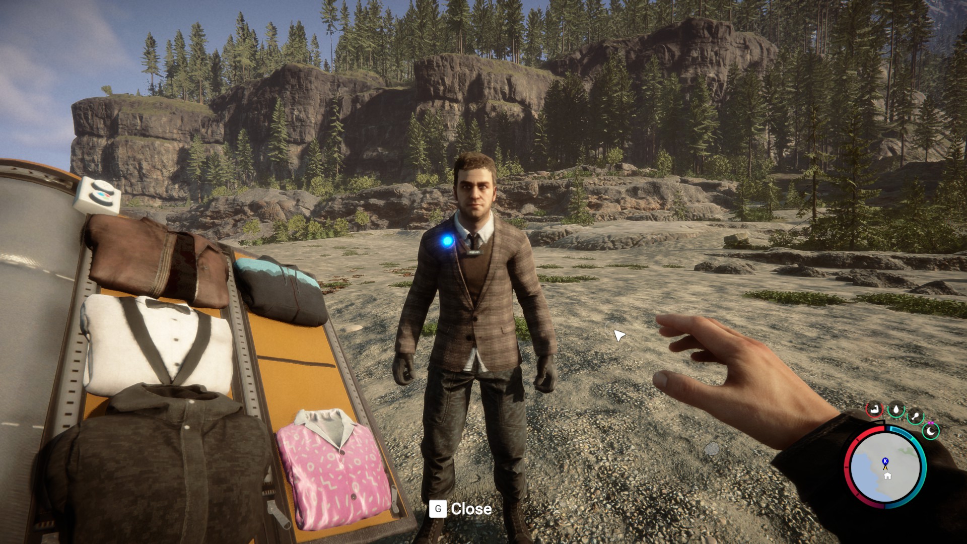 Where to find Virginia's leather suit in Sons of the Forest